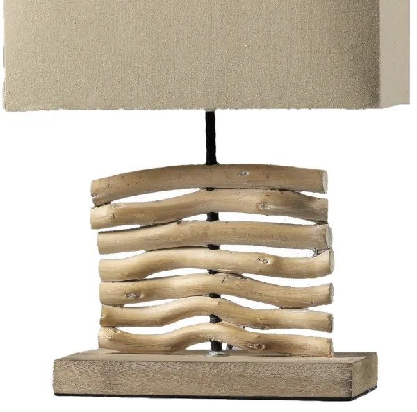 ONLI - Lampada da tavolo MARICA 1xE27/22W/230V beige 38 cm