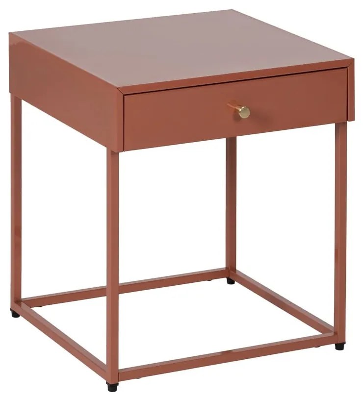 Comodino color terracotta Nara – Ixia