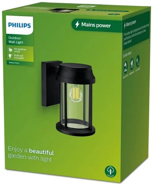 Philips - Applique da esterno BELLINI 1xE27/25W/230V IP44