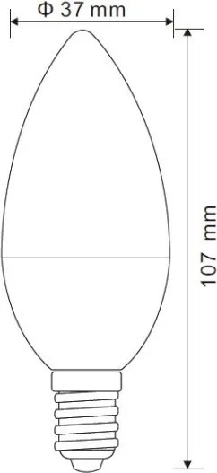 Lampadina LED dimmerabile E14/5W/230V 4000K - Globo 10560DCK