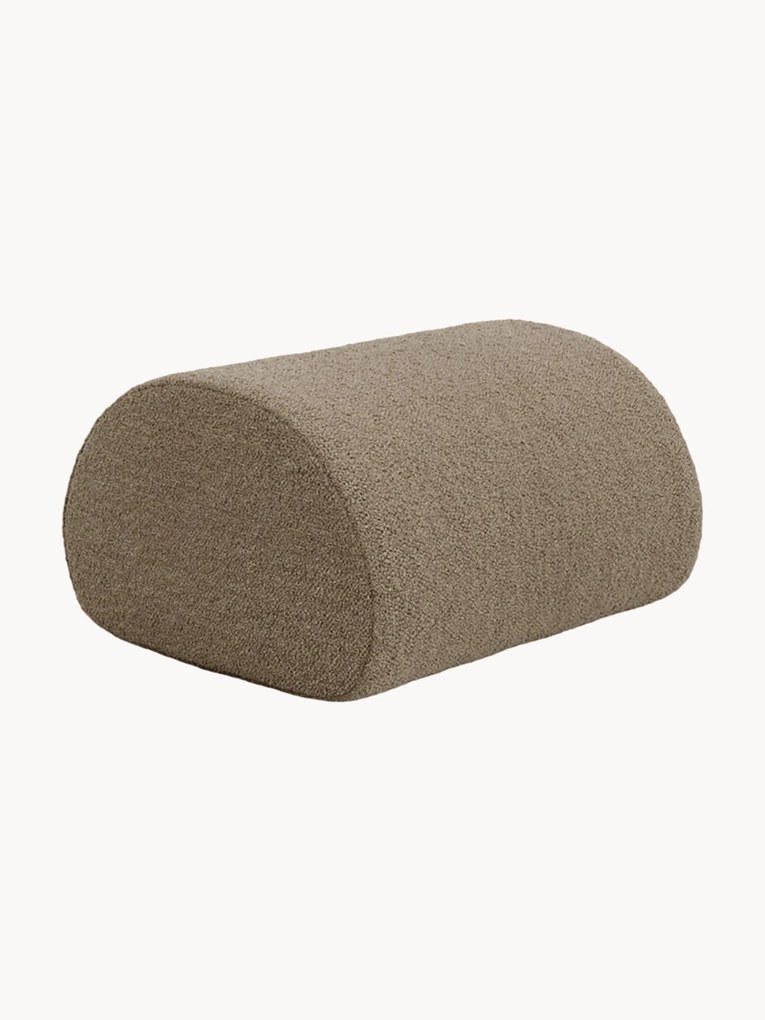 Pouf lounge da giardino fatto in bouclé Rouli