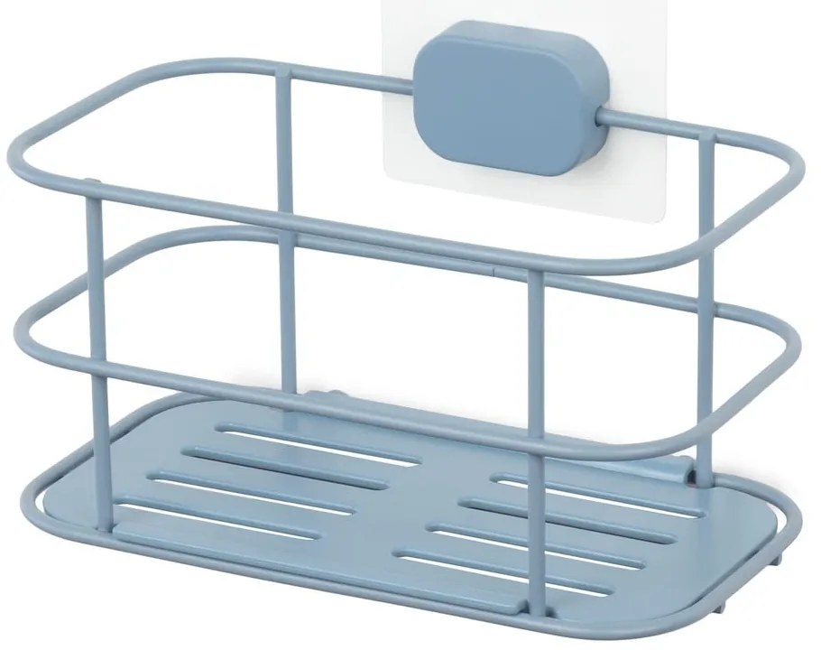 Scaffale da bagno autoportante in metallo azzurro Grena - Compactor