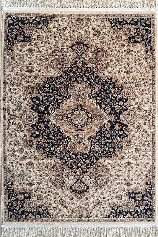 Tappeto Imperial in polipropilene Blu e beige L 235 x L 160 cm