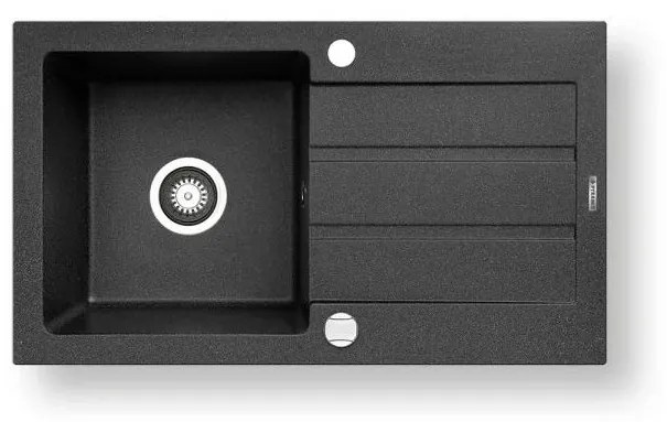 Pyramis 70006801 - Lavello cucina NEXT 76x44 cm granito/nero
