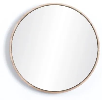 Specchio da parete con cornice in rovere massiccio , ⌀ 32 cm Look - Gazzda