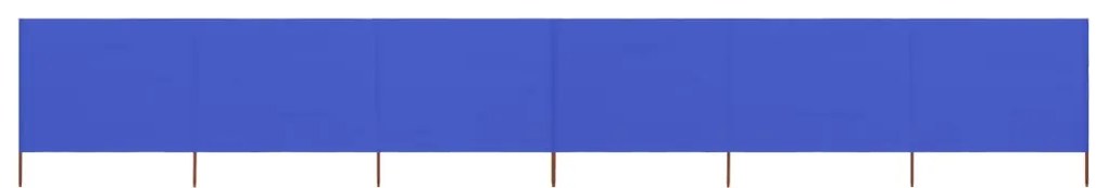 Paravento A 6 Pannelli İn Tessuto 800x80 Cm Azzurro /