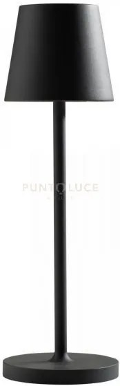 Gls030- lampada ricaricabile a batteria grigio antracite a led 3000...
