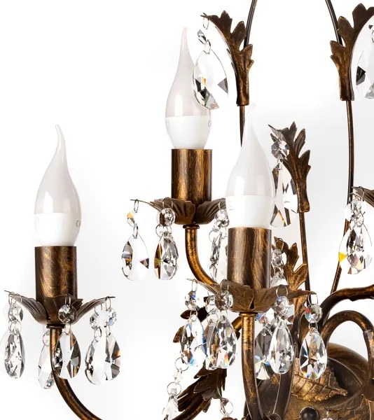 ONLI - Applique TERESA 5xE14/6W/230V bronzo