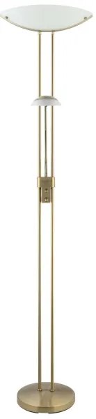 EGLO 85974 - Lampada da terra con dimmer BAYA 1xR7s/230W + 1xG9/33W bronzo