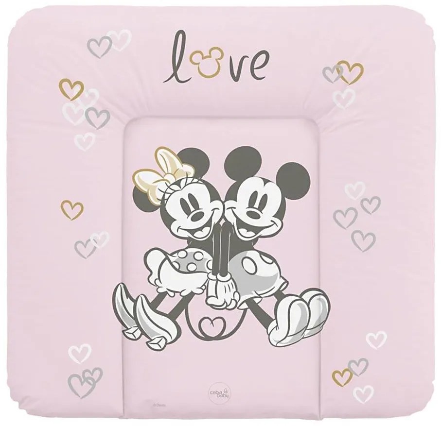 CebaBaby - Fasciatoio triangolare DISNEY 75x72 cm rosa
