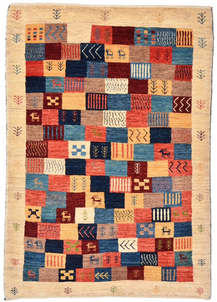 Loribaft Tappeto 110x150 (Iran) Annodato A Mano