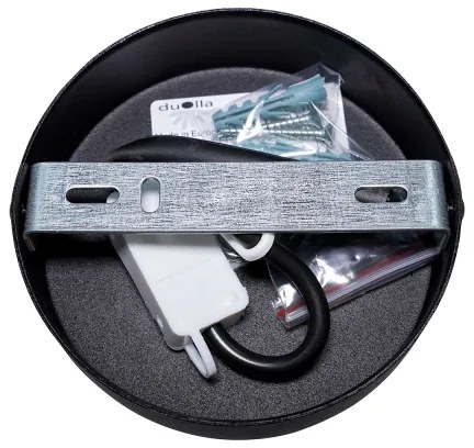 Duolla - Lampadario a plafone DUO 1xE27/15W/230V diametro 40 cm verde/oro