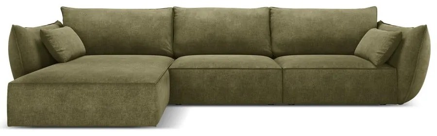 Divano angolare verde (angolo sinistro) Vanda - Mazzini Sofas