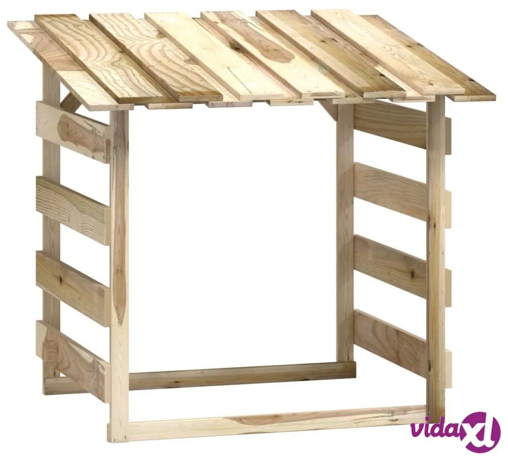 vidaXL Pergola con Tetto 100x90x100 cm in Legno di Pino Impregnato