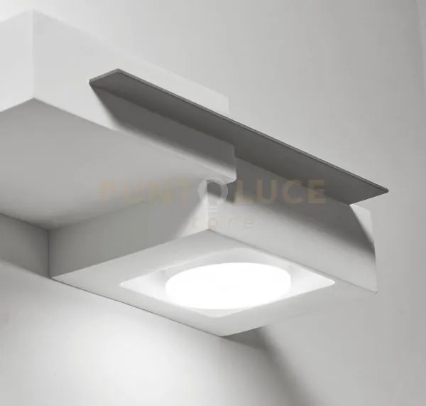 Milet applique da parete 2 luci  attacco gx53 ral 7039