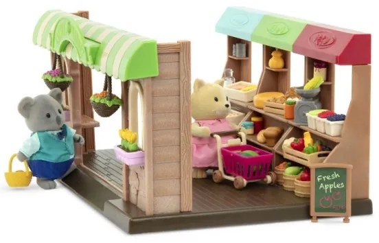 Li'l Woodzeez - Set di giocattoli per il mercato agricolo