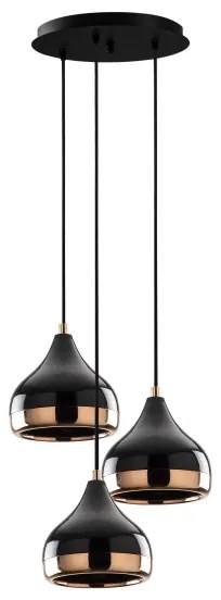 Lampadario su filo YILDO 3xE27/40W/230V