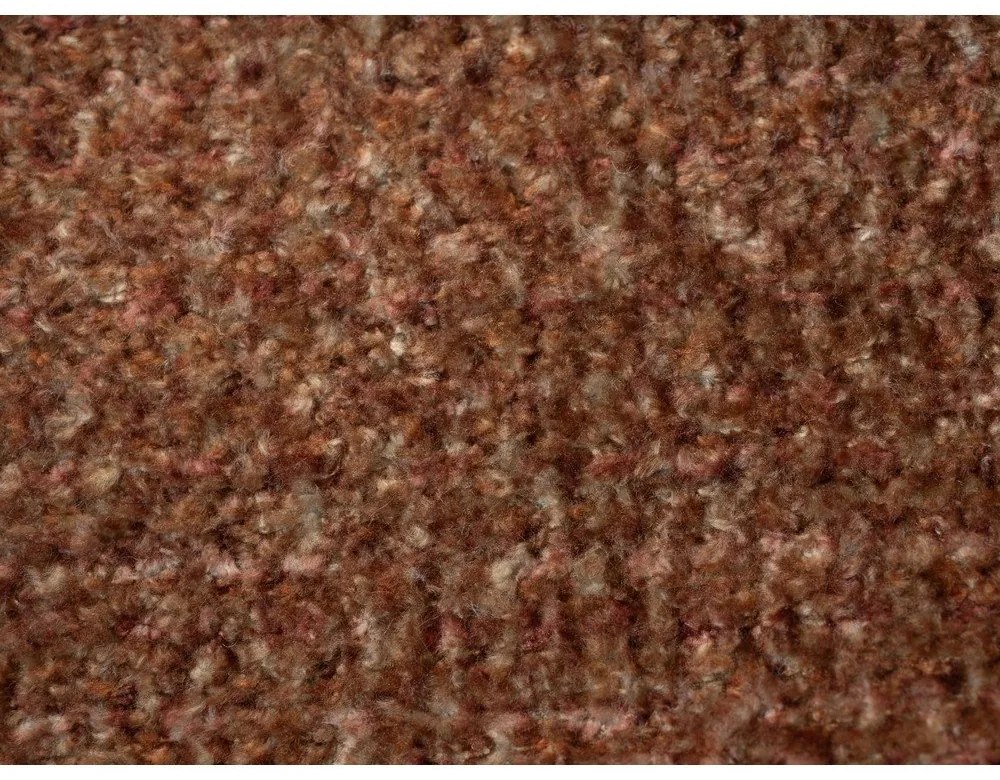 Letto matrimoniale imbottito color terracotta con rete inclusa 160x200 cm Makana – Makamii