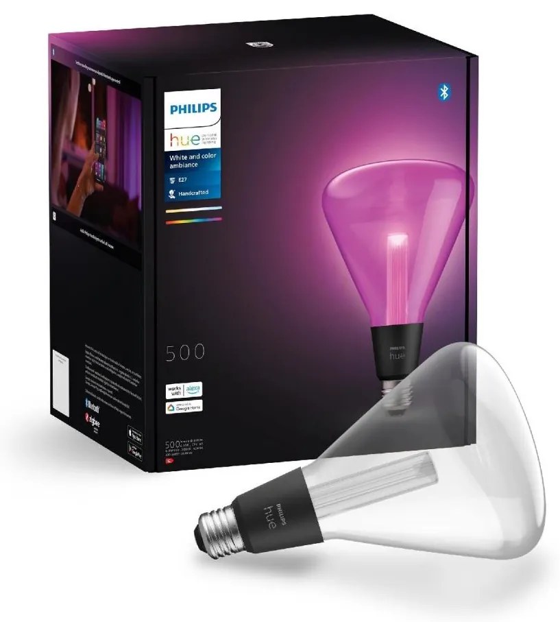 Lampadina LED RGBW dimmerabile Philips Hue White And Color Ambiance E27/6,8W/230V