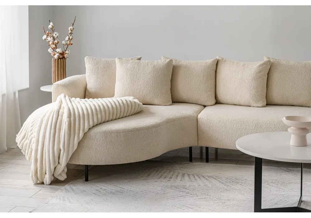 Divano angolare beige (angolo sinistro) Vitoria - Scandic