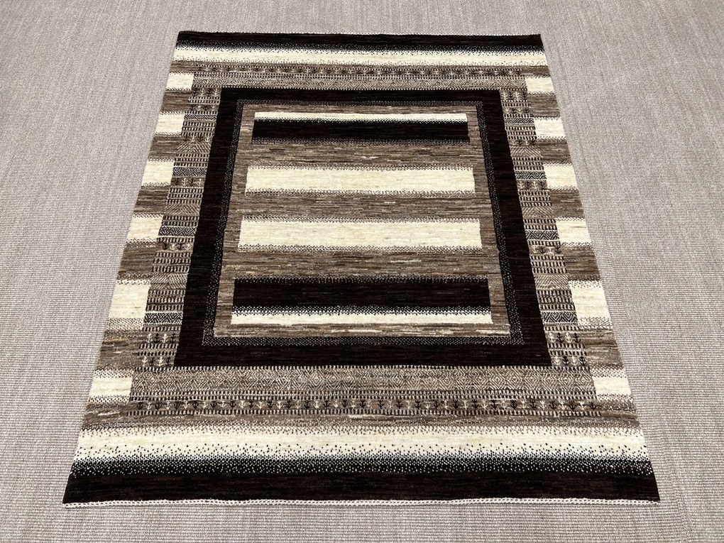 Loribaft Tappeto 190 x 160 Beige (Iran) Annodato A Mano