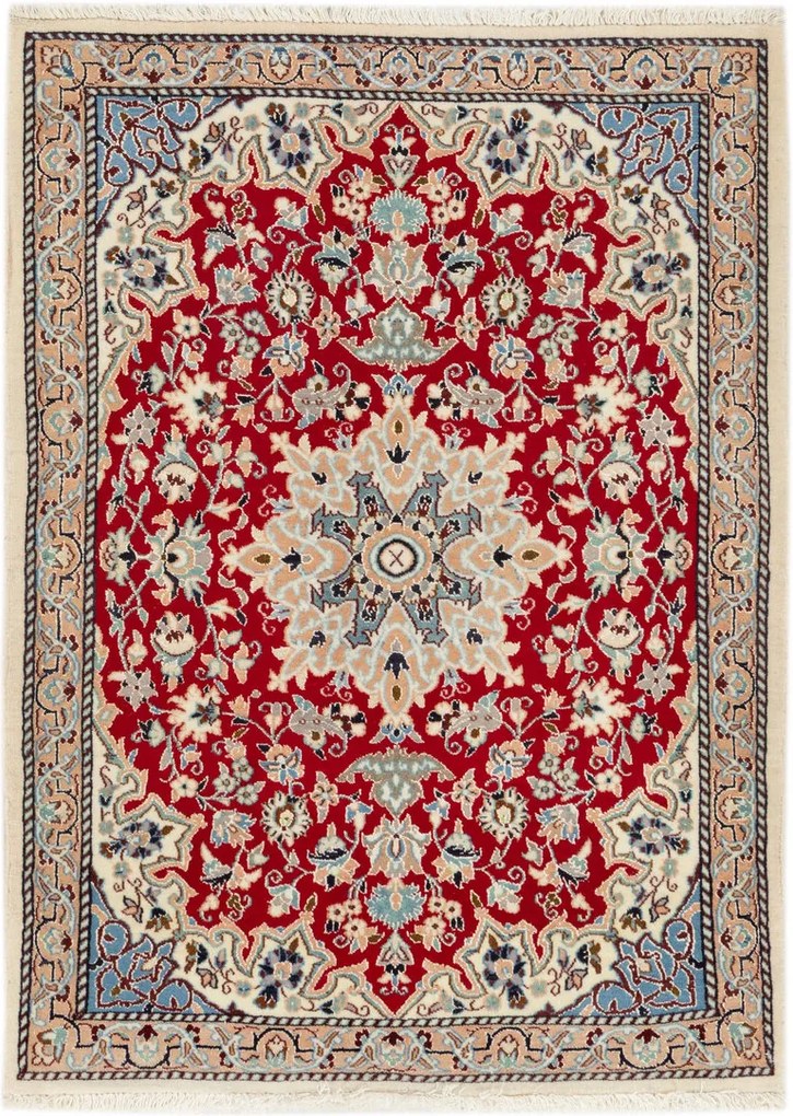 Nain Tappeto 120 x 90 (Iran) Annodato A Mano