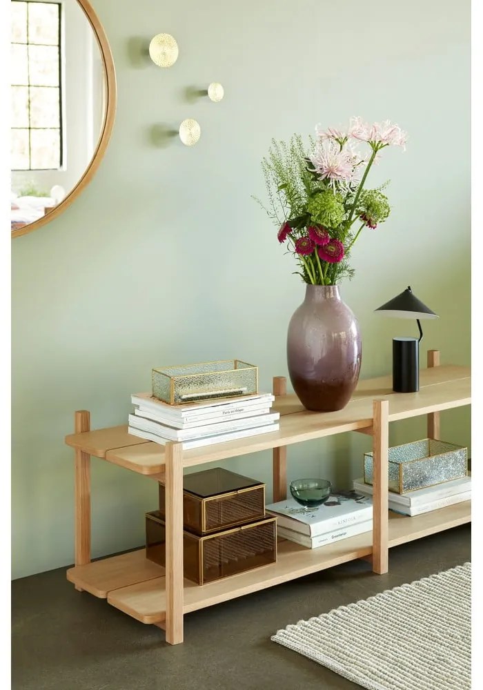 Specchio da parete con cornice in bambù ø 60 cm Mood - Hübsch