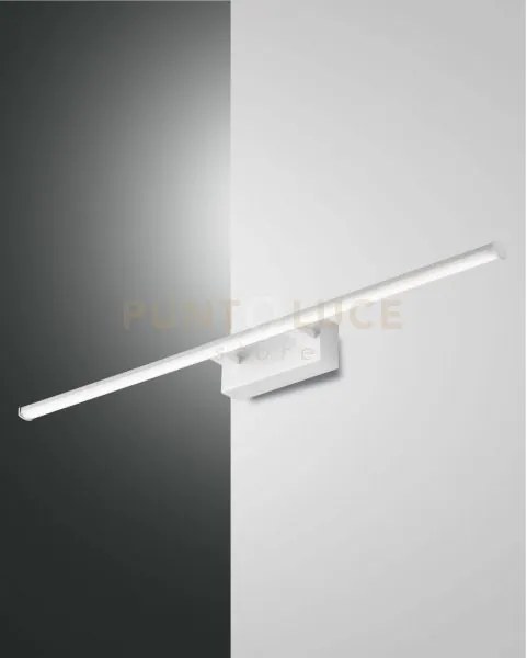 Nala applique bianco l.75cm a led 3000k - 15w - 1850 lm ip44