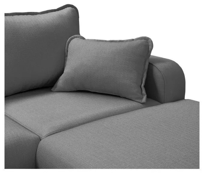 Divano angolare grigio (angolo destro) Beata - Ropez