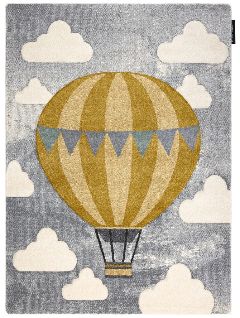 Tappeto PETIT BALLOON palloncino, nuvole grigio