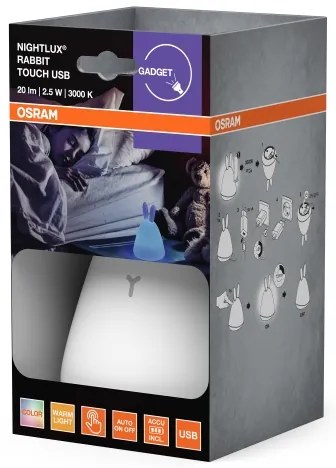 Osram - Lampada notturna a sfioramento a LED per bambini, 2,5 W / 5 V