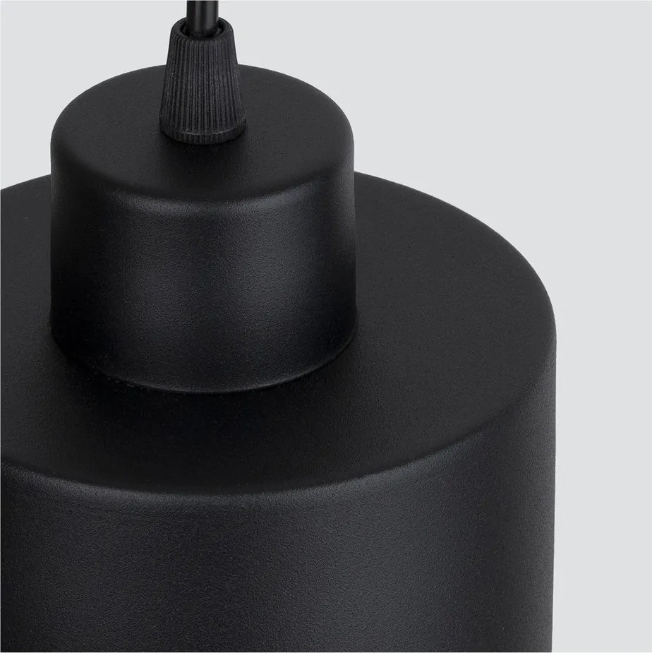 Lampada a sospensione nera ø 12 cm Alastro - Sollux