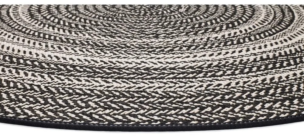 Tappeto nero per esterni , ⌀ 120 cm Silvana Rutto - Universal