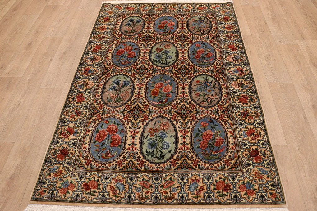 Sarouk Tappeto 150x220 (Iran) Annodato A Mano