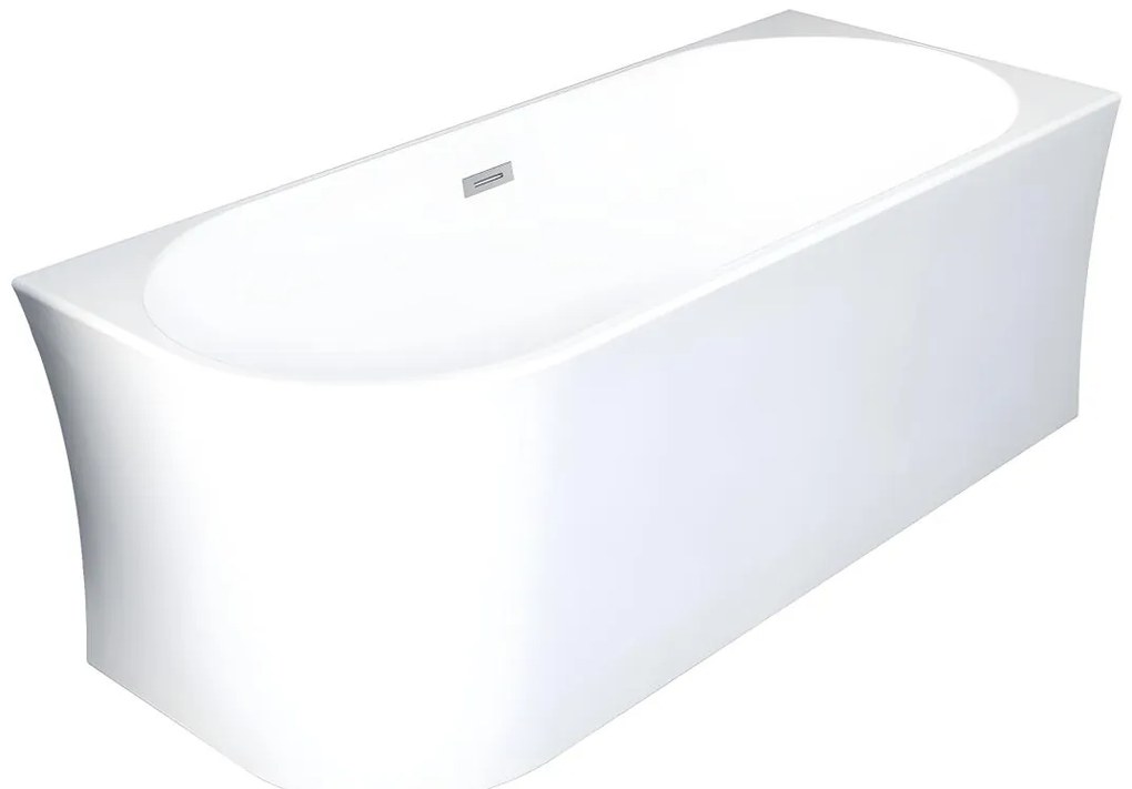 Vasca angolare 228 litri 170 x 75 x 59 cm Bianco Acrilico - Angolo a destra - PONTICOLA
