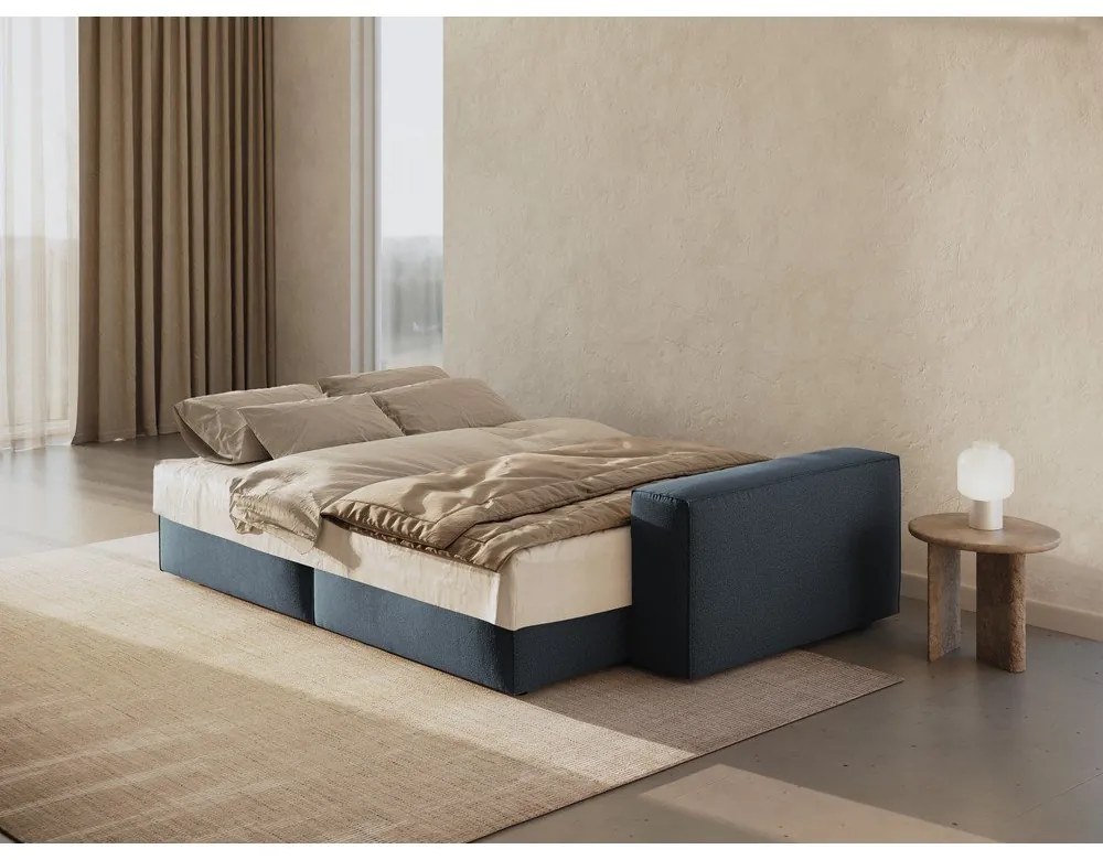 Divano letto blu 247 cm Jodie - Micadoni Home