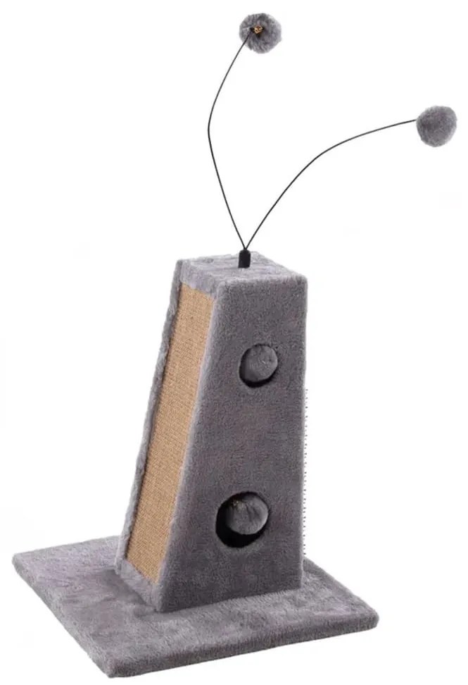 Flamingo albero tiragraffi per gatti lara 35x35x68 cm grigio