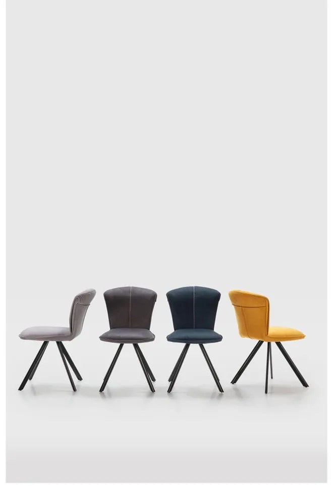 Sedie da pranzo gialle in un set di 2 Simbra - Marckeric