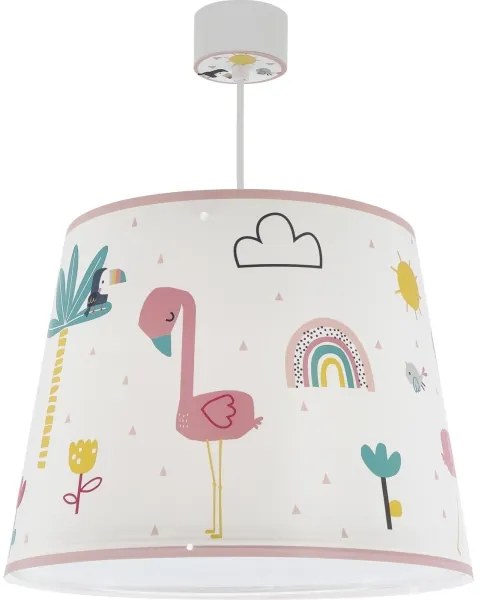 Dalber 82462 - Lampadario per bambini FLAMINGO 1xE27/15W/230V