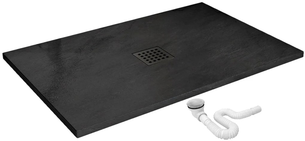 Piatto doccia Rea Black Rock 90x120