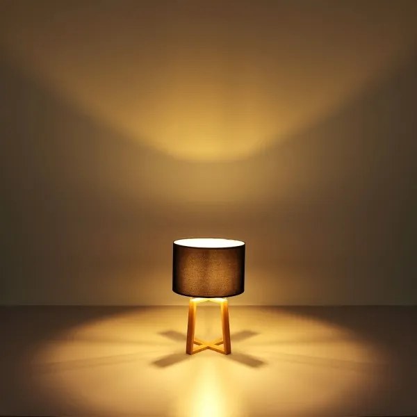 Globo 21621B - Lampada da tavolo MORITZ 1xE14/40W/230V marrone