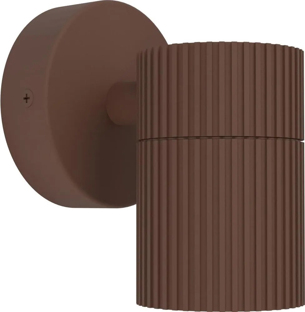 Eglo 902039 - Applique da esterno TOMELLOSO 1xGU10/28W/230V IP44 marrone