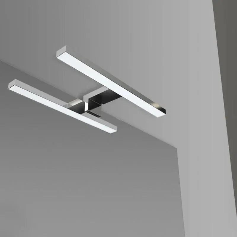 Specchio LED 60x80 cm reversibile con luce fredda