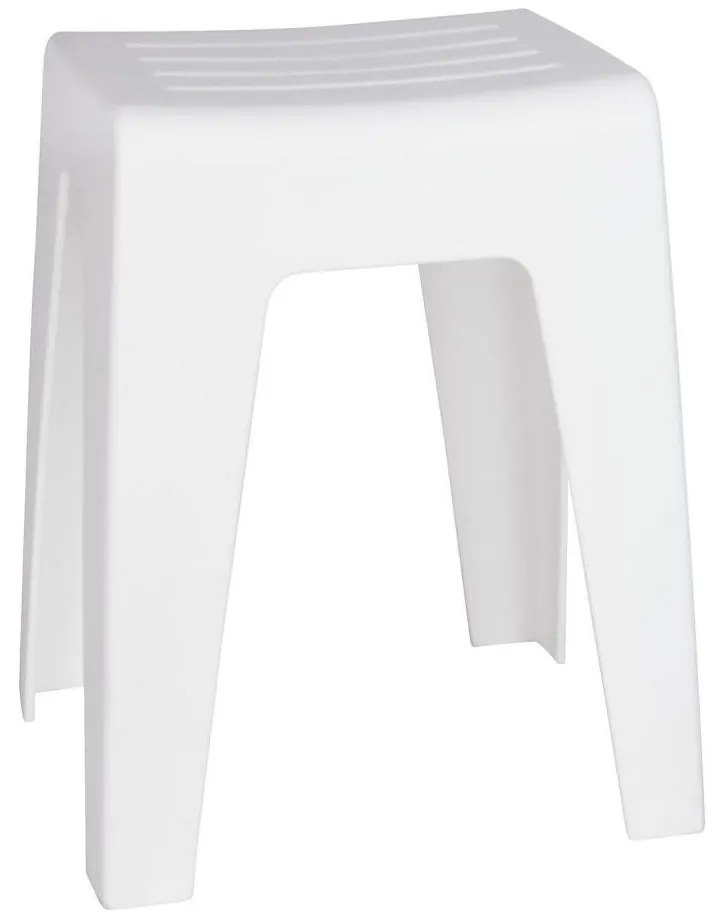 WENKO 22943100 - Sgabello KUMBA 38x47 cm bianco