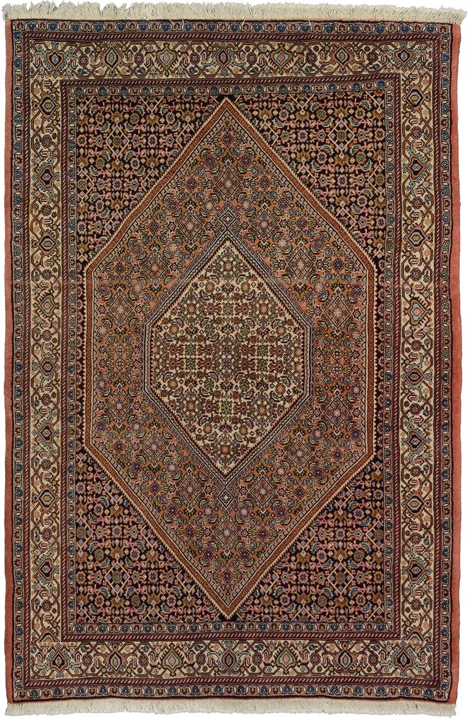Bidjar Tappeto persiano 180 x 120 Rosa (Iran) Annodato A Mano