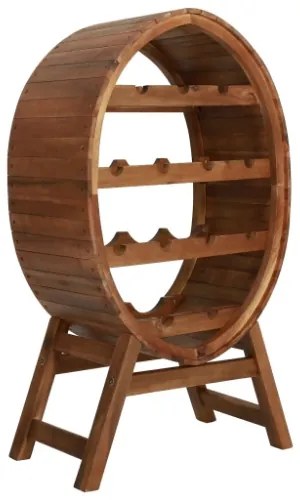 Portavini da 13 Bottiglie in Legno Massello d'Acacia