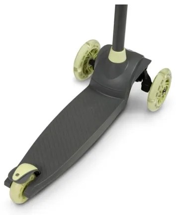 Lionelo - Monopattino per bambini JESSY 3xAA grigio/verde