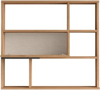 Mensola A Parete Con Anta Frontale E Vani A Giorno Design Moderno Ocean Legno