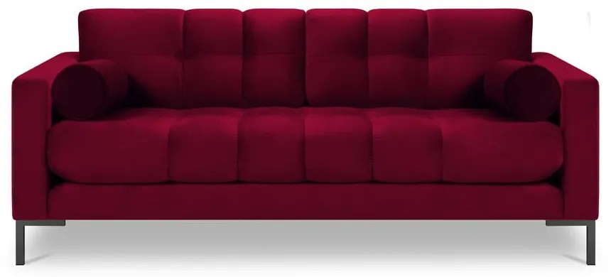 Divano in velluto rosso Bali - Cosmopolitan Design