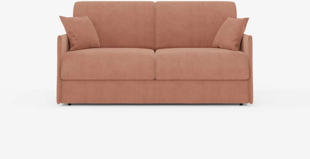 Evans divano letto matrimoniale sfoderabile - design compatto e vano porta guanciali in tessuto smacchiabile T23